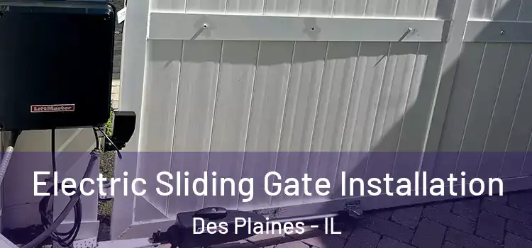 Electric Sliding Gate Installation Des Plaines - IL